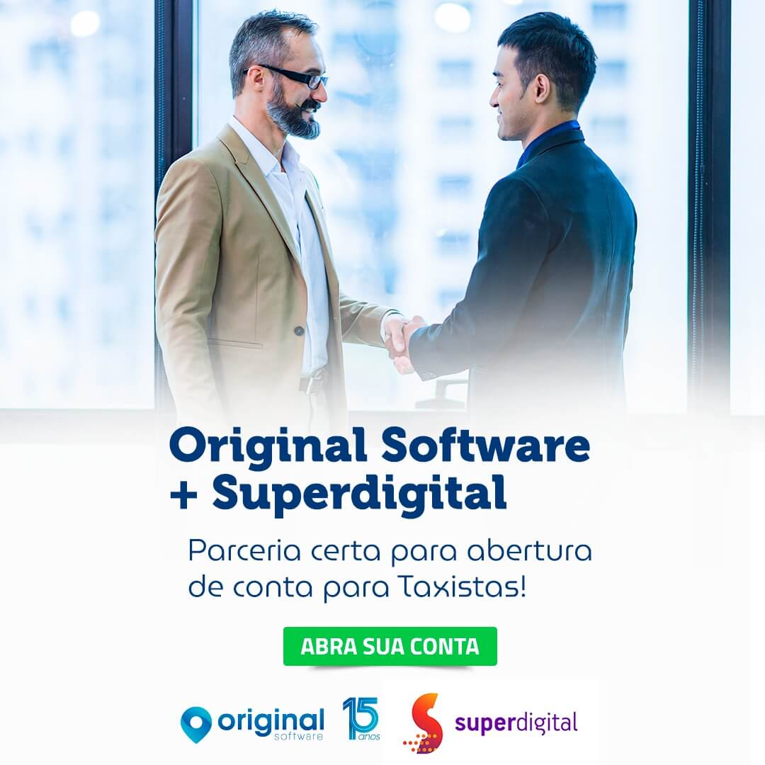 You are currently viewing Original Software + Superdigital = Parceria certa para abertura de conta para Taxistas!